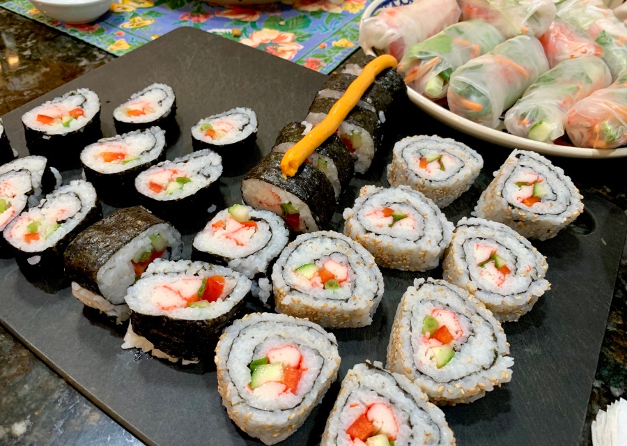 My first solo sushi attempt